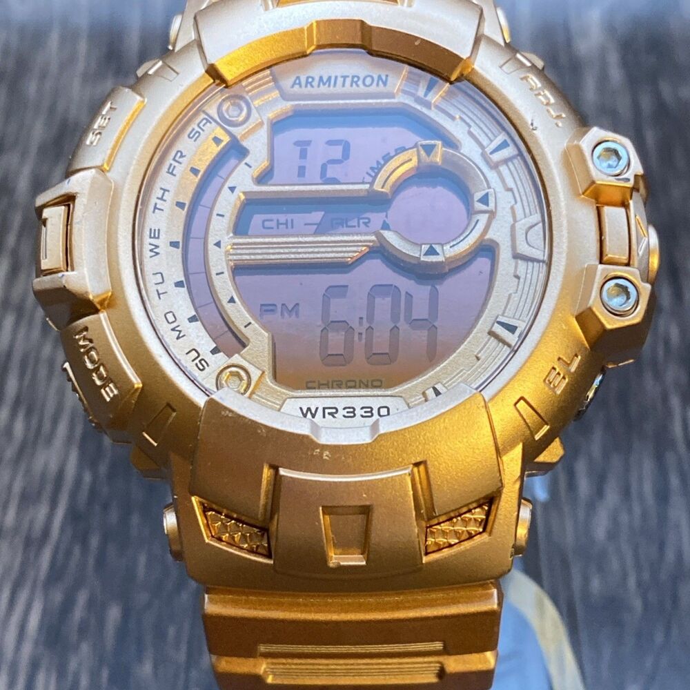 Armitron m1091 Rose Gold Watch Mod New Battery
